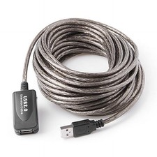25ft 8M USB 2.0 A Male to Female Active Extension/Repeater Cable Kinect PS3 NEW picture