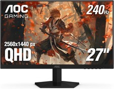 AOC 27 Inch IPS Gaming Monitor 2560X1440, 240Hz, Overclock 260Hz 0.03ms picture