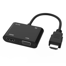 Adaptador HDMI a HDMI + VGA Onten 5165HV picture