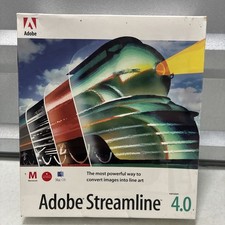 Adobe Streamline 4.0 for Mac Macintosh Vintage 1997 *NEW/ Sealed picture