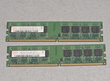 2x Hynix 1GB DDR2 PC2-5300U Desktop RAM HYMP512U64CP8-Y5 240-Pin picture