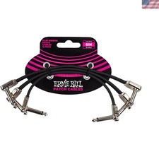 Flat Ribbon Patch Cable 3-Pack, 6in - Reliable Audio Connection for Musicians picture