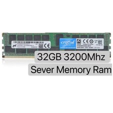 New Crucial 32GB DDR4 3200MHz PC4-25600 ECC Registered  Memory Ram CT32G4RFD432A picture