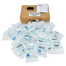 50X Cat6 MiniCom UTP RJ45 Network Jack Module Blue For Panduit CJ688TGBU Giga TX picture