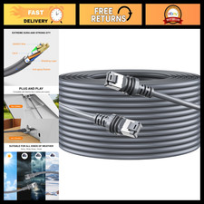 100FT Waterproof Satellite Cable Extension for Starlink Gen 3 - Outdoor Use, RV/ picture