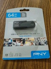 PNY 64GB USB 3.0 Flash Drive Black/Grey picture