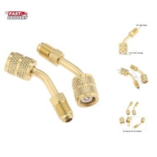 R410a Adapter 5/16 Female, 1/4 Male SAE Swivel Adapter Fits for Mini Split Sy... picture
