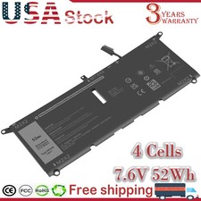 4-Cell Laptop Battery For Dell XPS 13 9370 9380 7390 P82G H754V DXGH8 G8VCF picture