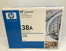 Genuine HP 38A Q1338A Black Toner Cartridge LaserJet 4200 4200L picture