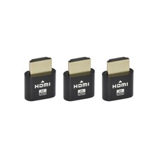 3 pcs 4K HDMI Dummy Plug Display Emulator Virtual Monitor Headless Adapter 1080P picture