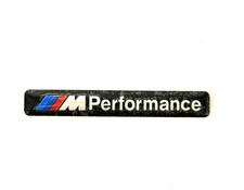 2 Pcs 3D Aluminum Emblem Sticker for M Performance BMW, Black picture