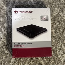 NEW  Transcend TS8XDVDS-K 8K Extra Slim Portable DVD Writer 8X Read and WriteNEW picture