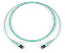 20 PACK LOT Corning 3m LC-LC Duplex 50/125 OM3 10G Fiber Cable Aqua Uniboot 10FT picture
