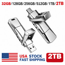 USB Flash Drive 512GB 256GB 32GB Dual Interface OTG Photo Stick for iPhone Andro picture