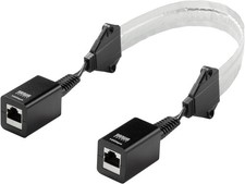 Sanwa Supply CAT6A Extension LAN Cable for Narrow Spaces PoE Compatible Japan picture