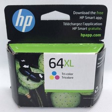 Genuine HP 64XL High Yield Ink Cartridge Tri Color (N9J91AN) picture