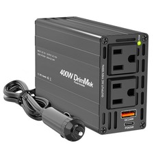400W Car Power Inverter - Dual DC 12V to 110V AC Car Plug Adapter Outlets, Fa... picture