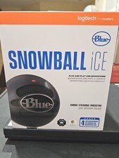 New LOGITECH for Creators BLUE Snowball Ice Plug & Play USB Microphone Gaming... picture