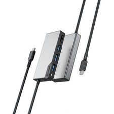 Alogic UCFUHDV2SGR USB-C 5-in-1 Hub HDMI 4K 100W PD Space Grey picture