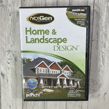 Punch Software nexGen Home & Landscape Design Windows XP Vista 7 DVD ROM picture