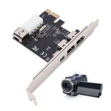 4 Ports 1394A Firewire Card 400Mbps 3 External 1 Internal Ports PCIE Firewi NEUP picture