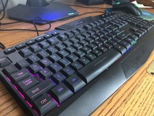 Black Redragon RGB Wired Gaming Keyboard (S101), Lightly Used, Tested   picture