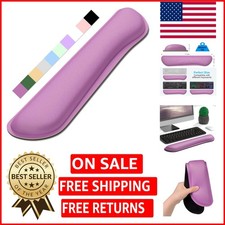 Stylish Ergonomic Keyboard and Mouse Wrist Support - Radiant Orchid Floral picture