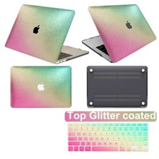 Shinny Glitter Rainbow Hard Case KB Cover For New Macbook Pro Air M1 M2 M3 M4 M5 picture