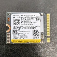 Dell Micron 512GB NVMe M.2 2400A SSD Solid State Drive MTFDKBK512QFM KCPR2 A47 picture