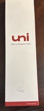 Uni USB-C to DisplayPort Cable Adapter 6 ft 4k Brand New Sealed picture
