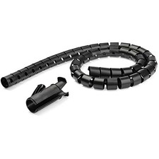 StarTech CMSCOILED4 2.5m Cable Management Sleeve Black picture
