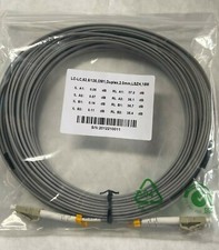 Fiber Optics Patch cord Jumper Om1 62.5/125  Duplex 2mm Gray Jacket LC-LC 15M  picture