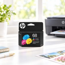 HP 68 Tri Color Original Ink Cartridge  exp 2027 picture