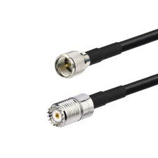 Antenna extension cable MINI UHF female to MINI UHF male Pigtail Coax Cable RG58 picture