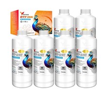 No Sediment DTF White Ink 6000ML DTF Transfer Ink for PET Film Pigment Ink Re... picture