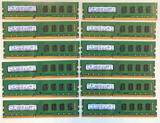 LOT OF 12 SAMSUNG 8GB (2 x 4GB) RAM PC3 12800U-11-11-B1 Desktop RAM picture