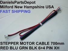 QTY 1 STEPPER MOTOR CABLE 700mm RED BLU GRN BLK 6 PIN2.0 4 PIN XH2.54 3D printer picture
