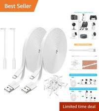 Extend Your : 10FT USB A to C Power Cables for Indoor Security Cameras picture