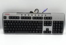 Compaq Vintage 90s Microsoft Standard SDM4700P PS2 Wired Computer Keyboard picture