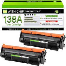 2PK NEW CHIP W1380A Toner Cartridge for 138A HP LaserJet Pro 3001dw MFP 3101fdw picture