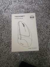 TechNet Black Ergonomic Wireless Mouse MS007  Ultimate Comfort New In Box picture
