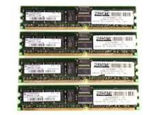 2GB (4x512MB) Infineon HYS72D64300GBR-6-C DDR 333Mhz PC2700R ECC RDIMM RAM picture