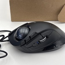 ELECOM DEFT Wired Trackball M-DT2URBK Finger Control 8-Button Function Black picture