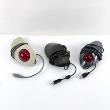 Lot of 3 Vintage Trackball Mouse Logitech Trackman Marble FX, T-BC21, Optical 1 picture