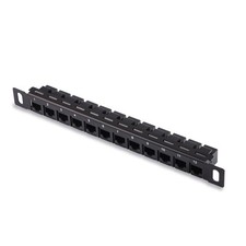 GeeekPi 12 Port Patch Panel, 10inch 0.5U CAT6 0.875