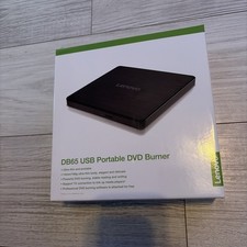 Lenovo DB65 Slim USB 2.0 Portable DVD Burner 8X USB-Black picture