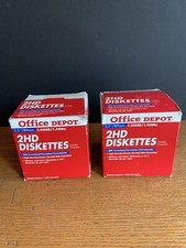 Office Depot 2HD 1.44 MB Floppy Disk 25 Unopened Package 17 Open Package picture