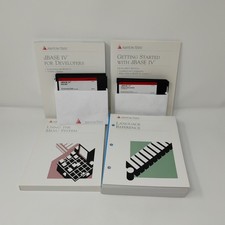 Ashton Tate dBase IV Developer's Edition Version 1.1 Update Floppy Disks Manuals picture