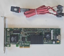 AMCC 3WARE 9650SE PCIe SATA RAID Controller w/4-drive Cable VG+ picture