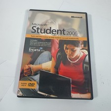 Microsoft Student 2006 PC DVD Encarta Premium Educational Reference Software picture